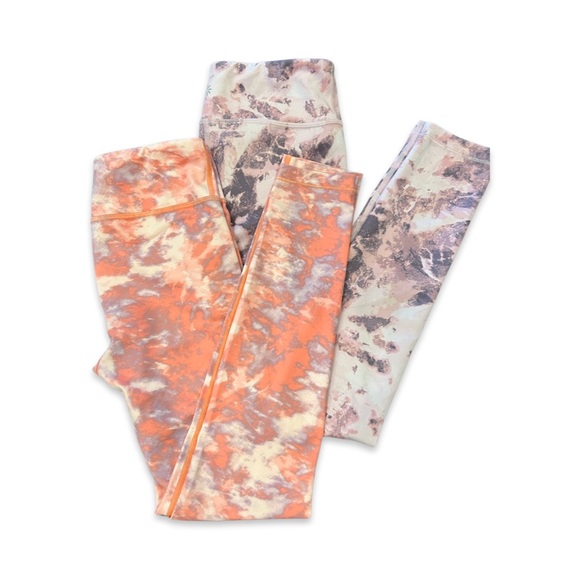 ATHLETA GIRL HIGH RISE PRINTED CHIT CHAT TIGHT - BUNDLE OF 2 - SIZE L (1… - Picture 1 of 5